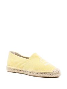 ISABEL MARANT Canae logo-embroidered espadrilles - Geel