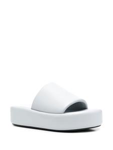 Balenciaga Rise slippers met plateauzool - Grijs