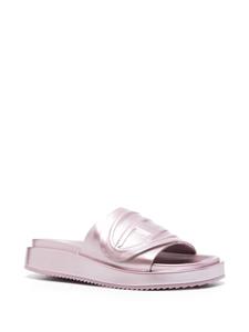 Diesel Metallic slippers - Roze