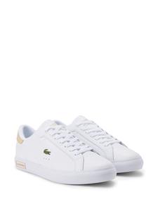 Lacoste Powercourt leather sneakers - Wit