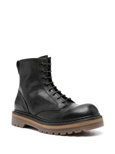 Premiata Leren combat boots - Zwart