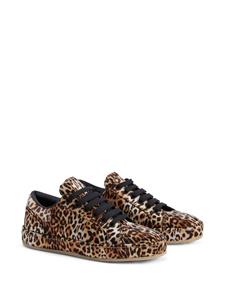 Giuseppe Zanotti GZ-City sneakers met luipaardprint - Bruin