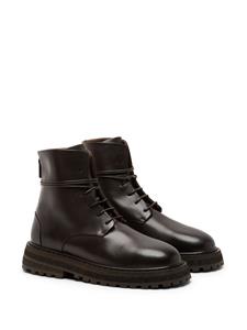 Marsèll Carro leather combat boots - Bruin