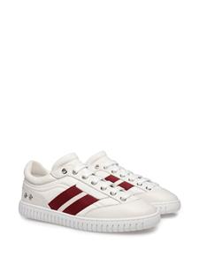 Bally Player gestreepte sneakers - Wit