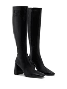 Courrèges Heritage Naplack 70mm leather boots - Zwart