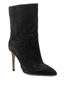 Paris Texas Stilleto 85mm leather ankle boots - Zwart