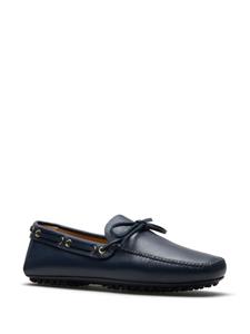 Car Shoe Driving leather loafers - Blauw