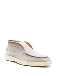 Santoni Digits leather loafers - Grijs