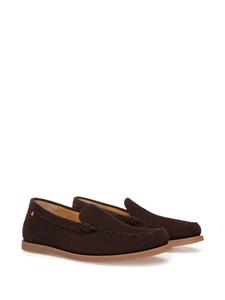 Bally Nelson suède loafers - Bruin