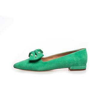 Copenhagen Shoes by Josefine Valentin BE GOOD PEARLS - GREEN |   |  Loafers |  Dames
