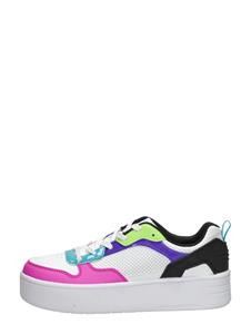 Skechers Court High Color Crush Sneaker Meisjes Wit