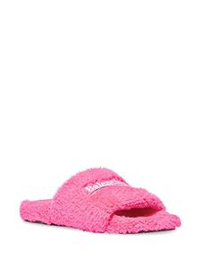 Balenciaga Furry Campaign slippers - Roze