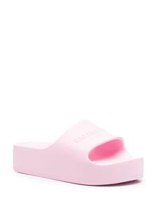 Balenciaga Sandalen met logo reliëf - Roze