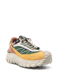 Moncler Trailgrip sneakers met suède vlak - Groen