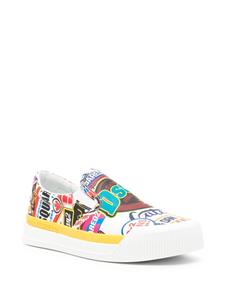Dsquared2 New Jersey Logomania sneakers - Wit