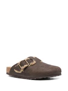 Birkenstock Boston Bold leren klompen - Bruin