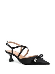 GANNI Pumps met puntige neus - Zwart