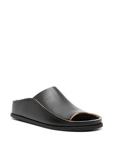 LEMAIRE Leren sandalen - Zwart