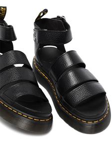 Dr. Martens Clarissa II sandalen met plateauzool - Zwart