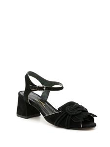 Sarah Chofakian Riviera sandalen met franje - Zwart