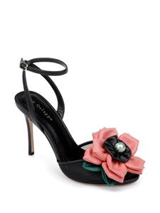 Dee Ocleppo England sandalen met applicatie - Zwart