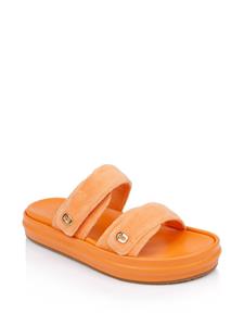 Dee Ocleppo Finland slippers met dubbele bandjes - Oranje