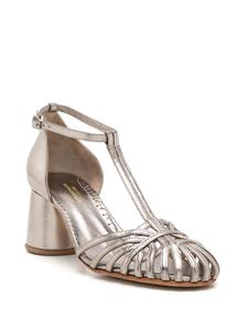 Sarah Chofakian Eugenie metallic sandalen