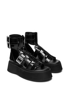 Junya Watanabe Sandalen met bandjes - Zwart