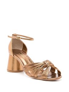 Sarah Chofakian Ocean pumps met geknoopt detail - Goud