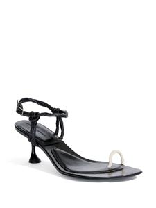 Proenza Schouler Sandalen met teenring - Zwart