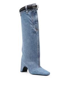Coperni Bridge 50mm knee boots - Blauw