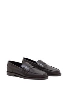 Closed Leren penny loafers - Bruin
