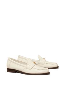 Tory Burch Leren loafers - Wit