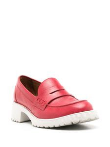 Sarah Chofakian Ully leren loafers - Rood
