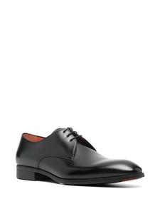 Santoni Leren Oxford schoenen met ronde neus - Zwart