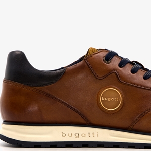 Bugatti leren heren sneakers cognac