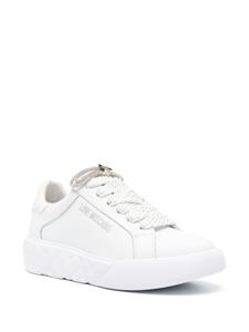 Love Moschino Sneakers met chunky zool - Wit