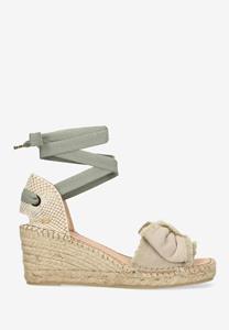 Fred de la bretoniere Espadrille Eve Bow Taupe