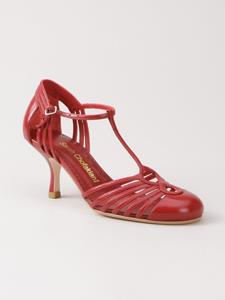 Sarah Chofakian strappy pumps - Rood