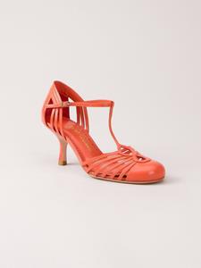 Sarah Chofakian strappy pumps - Geel