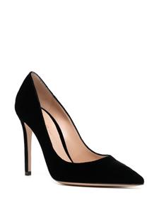 Gianvito Rossi suede 40mm pumps - Zwart