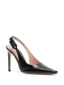 Gianvito Rossi Lindsay 100mm leather pumps - Zwart