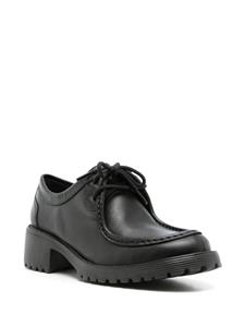 Sarah Chofakian Leren Oxford schoenen - Zwart