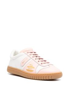 Bally Player curling-motif leather trainers - Roze
