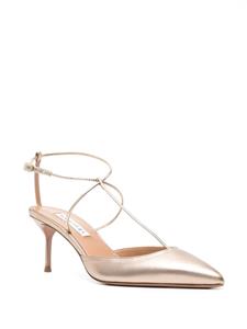 Aquazzura Roman Romance suède pumps - Goud