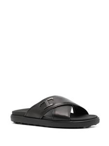 Tod's Timeless leather sandals - Zwart