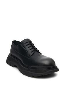 Alexander McQueen Tread leather lace up shoes - Zwart