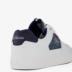 S.Oliver heren sneakers wit blauw