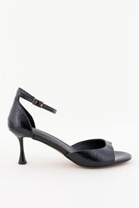 Toral sandalen TL-FIRENZE/SS serpiente metal met verstelbaar bandje zwart