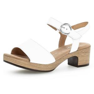 Gabor Sandalette "KRETA", Sommerschuh, Sandale, Blockabsatz,mit Zierschnalle, Weite G (weit)